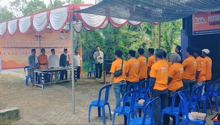 Mantapkan Barisan hingga Akar Rumput, Pengurus DPC Partai Gerakan Rakyat Lombok Tengah Resmi Dilantik