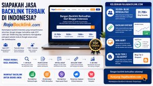 Siapakah Jasa Backlink Terbaik di Indonesia? Kenali Kelebihan RajaBacklink.com
